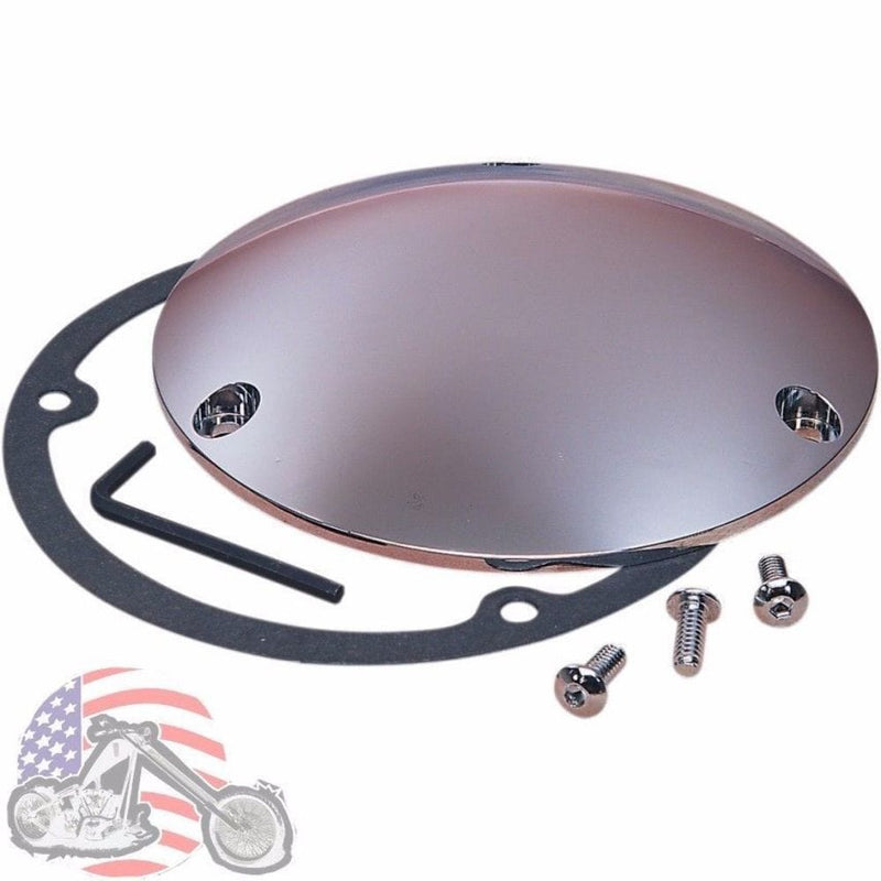 Drag Specialties Other Motorcycle Accessories Chrome Drag Specialties Domed Diecast Derby Cover Harley Shovelhead Evo Big Twin