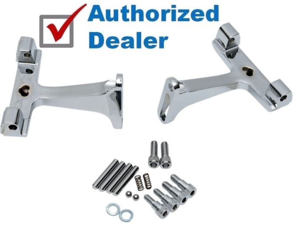 Drag Specialties Other Motorcycle Accessories Drag Chrome Raised Extended 2.5 Higher Passenger Floorboard Mount Harley Touring