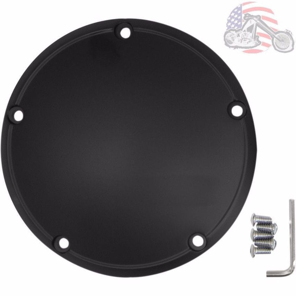 Drag Specialties Other Motorcycle Accessories Drag Specialties Domed Satin Black Derby Cover 5 Hole Harley Twin Cam 1999-2017