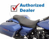 Drag Specialties Other Motorcycle Accessories Drag Specialties Extended Reach Predator Two Up Touring Seat Mild Stitch Harley