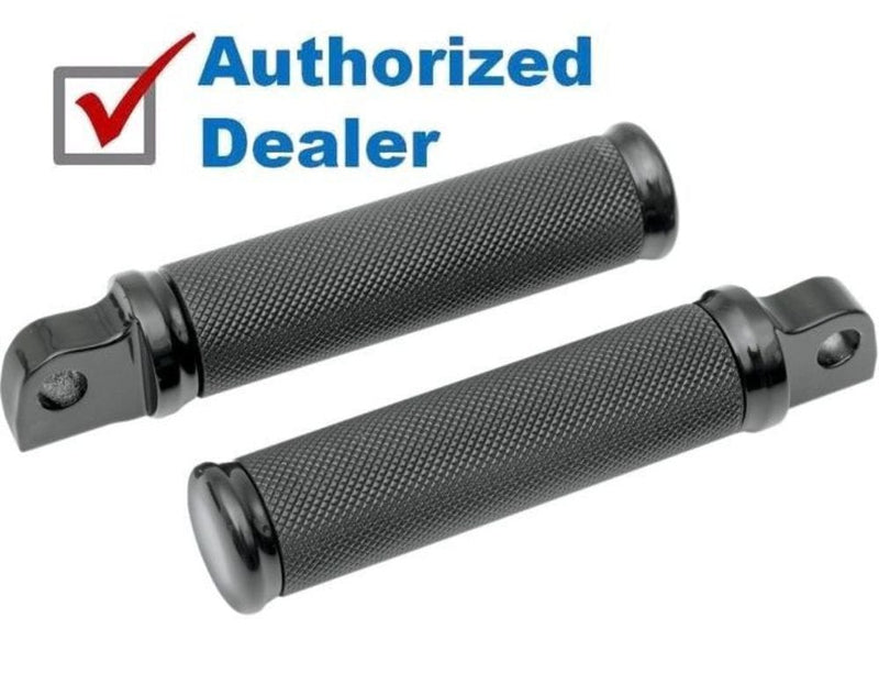 Drag Specialties Other Motorcycle Accessories Drag Specialties Gloss Black Hotop Knurled Nylon Male Foot Pegs Set Pair Harley