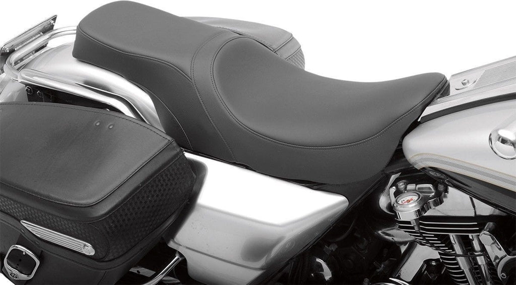 Drag Specialties Other Seat Parts Drag Predator Leather Low Profile Smooth Two Up Seat 89-96 Harley Touring Bagger
