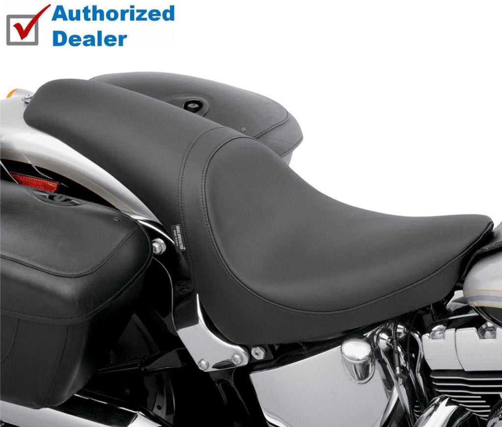 Drag Specialties Other Seat Parts Drag Specialties Black Predator Smooth 2 Up Seat Harley 00-17 Softail FLST FXST