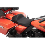 Drag Specialties Seats Drag Specialties EZ Mount Low Profile Solar Leather Solo Seat Harley 08+ Touring