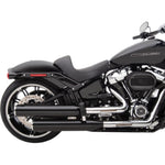 Drag Specialties Seats Drag Specialties EZ Mount Scorpion Stitch Solo Seat Harley 18+ Softail Breakout