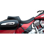 Drag Specialties Seats Drag Specialties Low-Profile Touring 2 Up Double Diamond Vinyl Seat Indian 14+