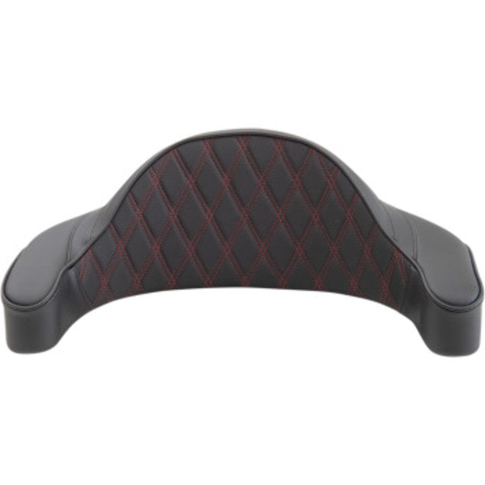 Drag Specialties Seats Drag Specialties Tour Pak Pack King Style Red Diamond Stitch Pad Harley 86-13