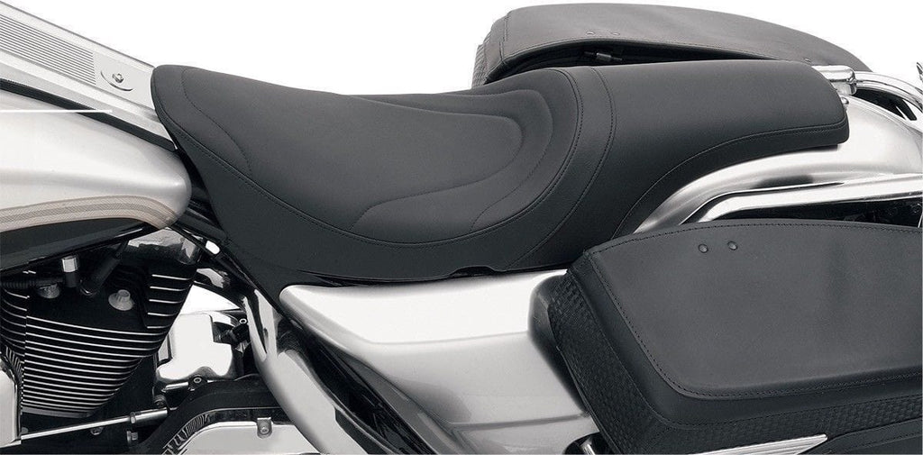 Drag Specialties Seats Low Profile Mild Stitch Predator Seat 1997-2007 Harley Touring Bagger FLHR FLHX