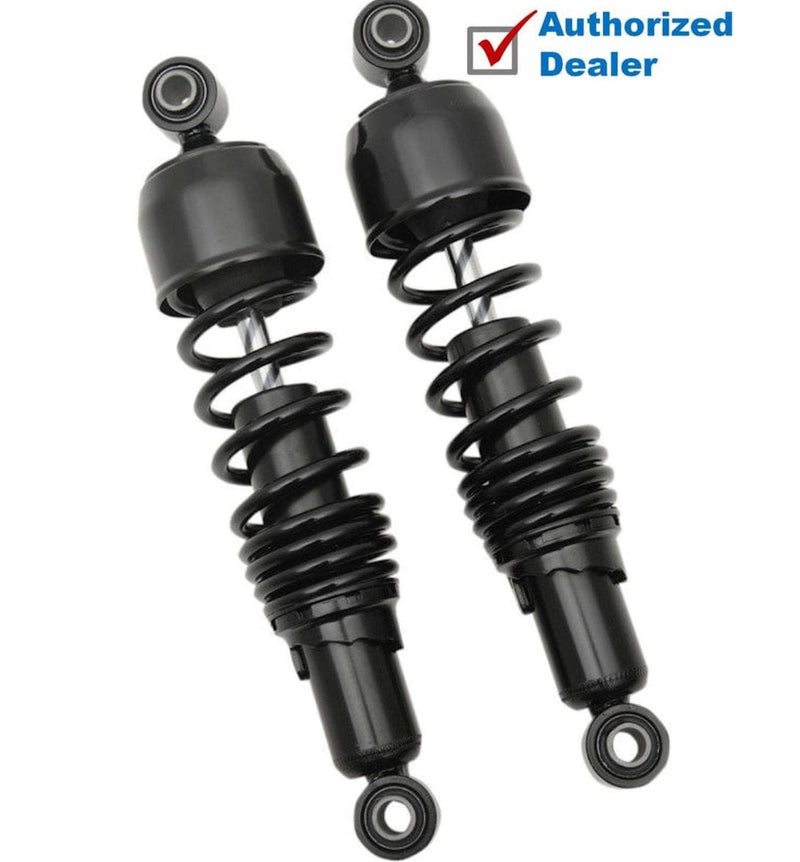 Drag Specialties Shocks Drag Specialties Black 12" Nitrogen Rear Shock Absorbers Harley Touring 85-2020