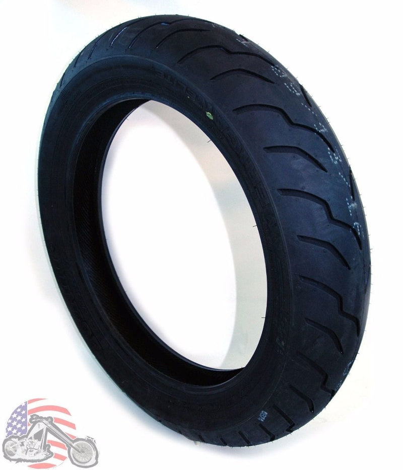Dunlop Blackwall Tires - Front Dunlop American Elite 130/80-17 65H Blackwall Front Tire Harley Touring