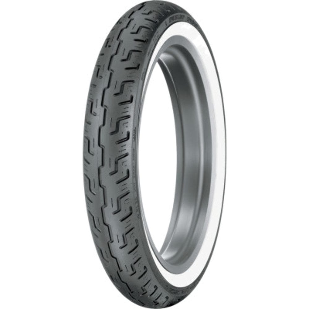 Dunlop Tires & Tubes Dunlop D401 Cruiser Tubeless Whitewall WW Front Tire Harley Softail XL 100/90-19