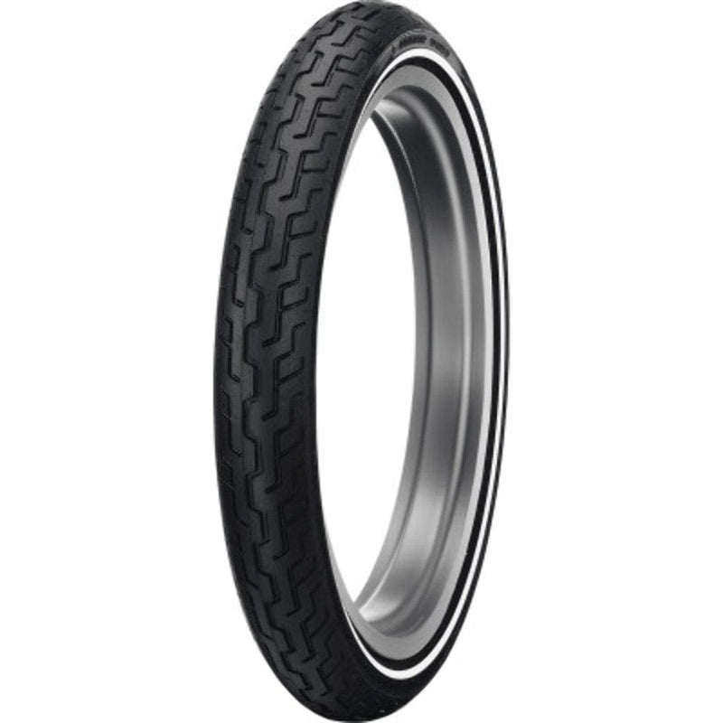Dunlop Tires & Tubes Dunlop D402 MH90-21 Narrow Whitewall 54H Front Tire Tubeless Harley Touring