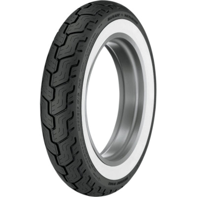 Dunlop Tires & Tubes Dunlop D402 Touring Tubeless Wide Whitewall Rear Tire Harley Softail XL MU85B-16