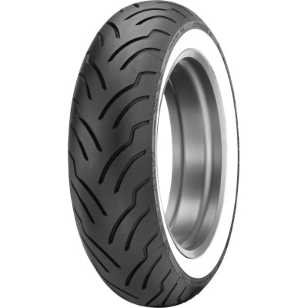 Dunlop Whitewall Tires - Rear Dunlop American Elite 180/65-16 81H Whitewall Rear Tire Harley Touring