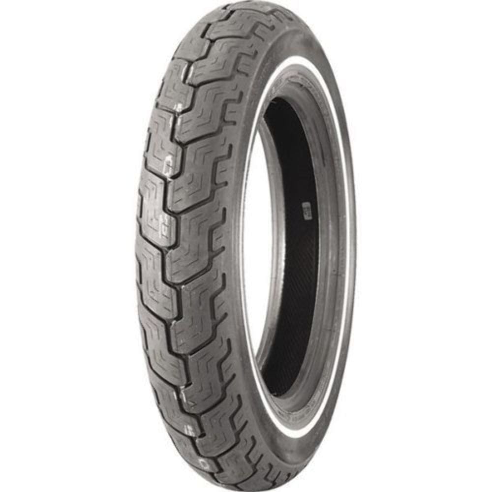 Dunlop Whitewall Tires - Rear Dunlop D402 MT90-16 Slim Whitewall Rear Tire Harley Touring