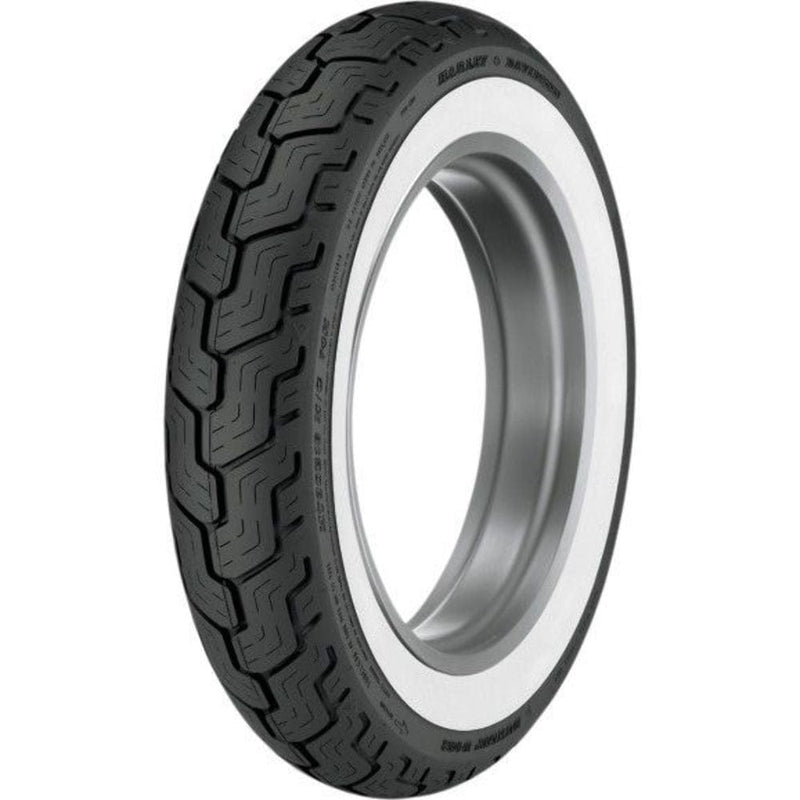 Dunlop Whitewall Tires - Rear Dunlop D402 MT90-16 Whitewall Rear Tire 43102-91 Harley Davidson Touring