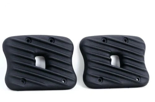 Esteves Design Rocker Box Covers Black Ribster Finned Rocker Box Boxes Covers Harley Sportster Evo 1986-2003 XL