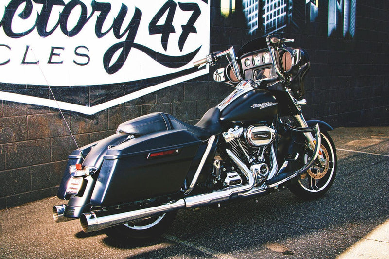 Factory 47 Factory 47 14" Chrome Assault Handlebar 1.5" Harley Touring Street Electra Glide