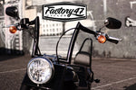 Factory 47 Factory 47 Classic 47 Ape Hanger Handlebars 12" 1-1/4" Black Harley Softail Dyna