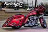 Factory 47 Factory 47 Signature Ape Hanger Handlebars 10" 1-1/4" Chrome Harley FLTR 15-22