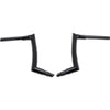 Fat Baggers Inc. Fat Baggers 12" 1 1/2" Black EZ Pointed 2 Piece Handlebars Harley Touring 14-20