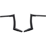 Fat Baggers Inc. Fat Baggers 12" 1 1/2" Black EZ Pointed 2 Piece Handlebars Harley Touring 14-20