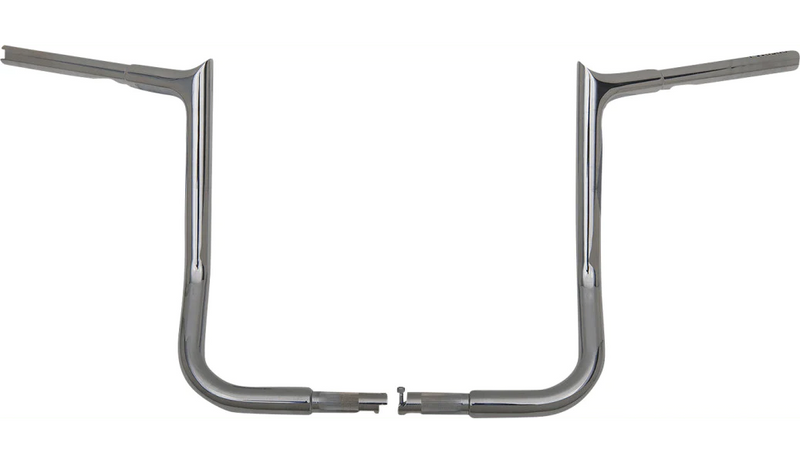 Fat Baggers Inc. Fat Baggers Chrome 14" EZ Install Pointed Top Handlebar Kit 21+ Harley Touring