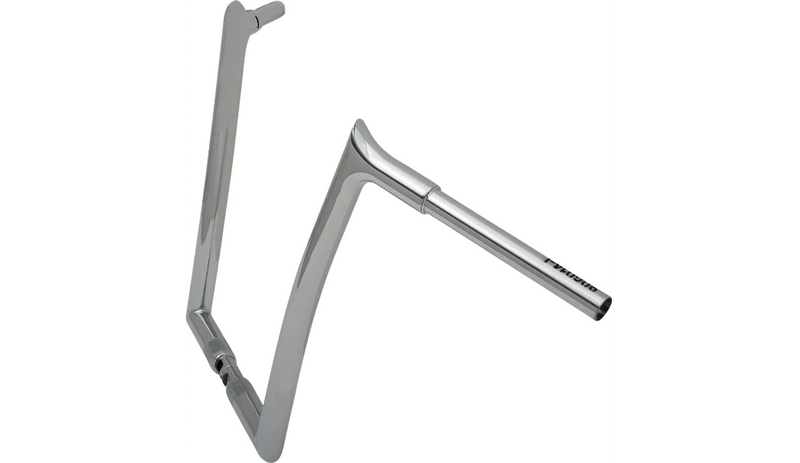 Fat Baggers Inc. Fat Baggers Chrome 14" EZInstall Pointed Top Handlebar Kit 21+ Harley Road Glide