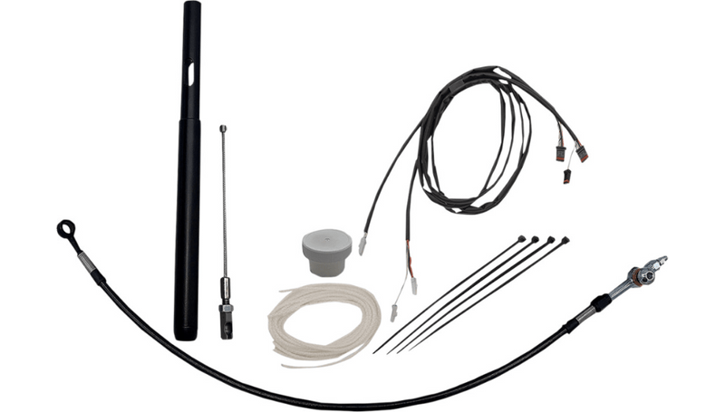 Fat Baggers Inc. Fat Baggers EZ Install Handlebar Cable Kit Brake Clutch 14" Harley Touring 21+