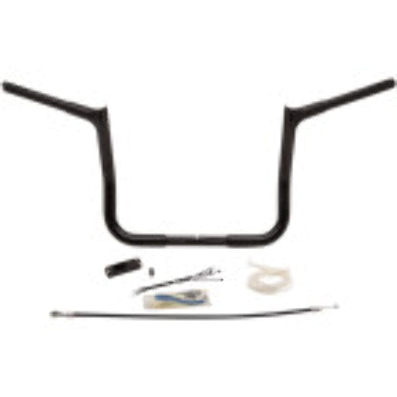 Fat Baggers Inc. Handlebars Fat Baggers 12" 1-1/4" Black EZ Pointed Top Handlebar Kit Harley 15-2020 Road Glide