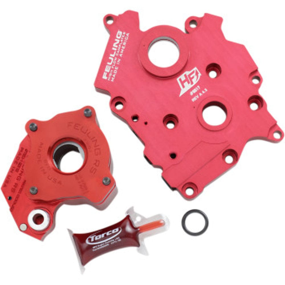 Feuling Oil Pumps Feuling Race Series Water Oil Pump Kit Cam Plate M-Eight Harley Touring Softail