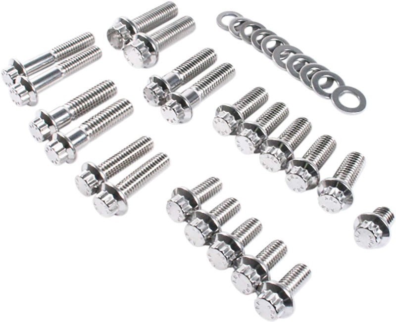 Feuling Other Engines & Engine Parts Feuling Dress Up Chassis Trim Fastener Kit Show Bolts Washers Harley 04-17 XL