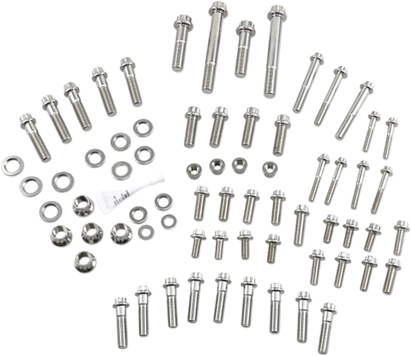 Feuling Other Engines & Engine Parts Feuling Dress Up Chassis Trim Fastener Kit Show Bolts Washers Harley 85-99 FXR