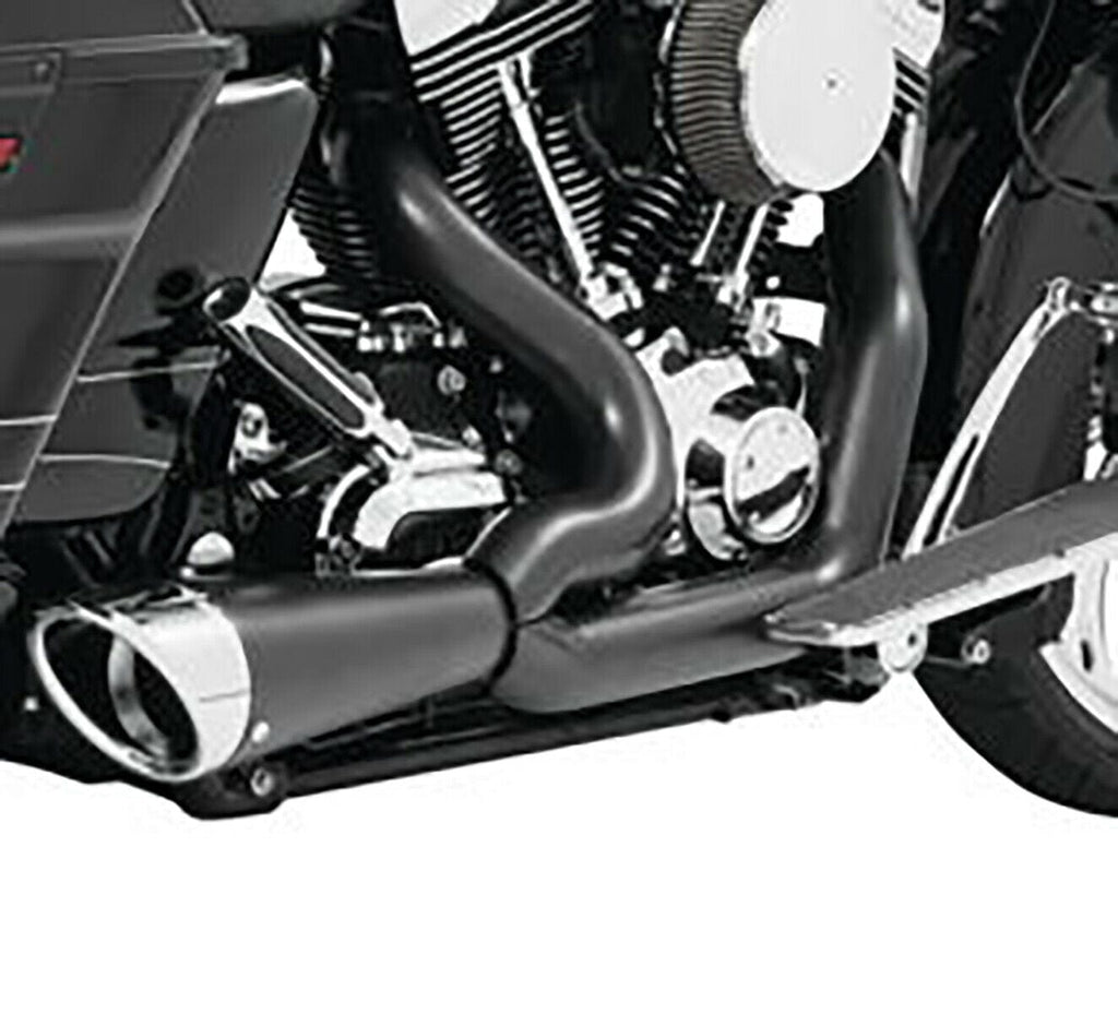 Freedom Performance Exhaust System Freedom Performance Black 2-1 Shorty Pipe Full Exhaust System Harley 91-05 FXD