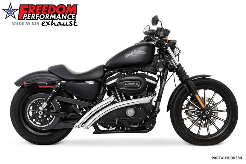 Freedom Performance Freedom Performance Chrome Exhaust Radical Radius Sportster Harley '04+ Pipes