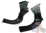 HardDrive Fairings & Body Work Black Heavy Duty Front Batwing Fairing Support Brackets Harley Touring 1993-2013