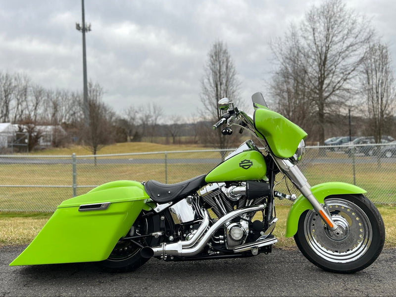 Harley Davidson Softail With Batwing Fairing Night Train And Batwing