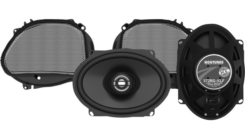 Hogtunes Hogtunes XL Series Fairing Speakers 5" x 7" Coaxial 2 Ohm Pair Harley FLTR 98-13