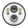 Hogworkz Hogworkz 5-3/4 White LED Chrome Head Lamp Light 45W 24V Harley Dyna Softail XL
