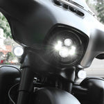 Hogworkz Hogworkz 7" Round Blackout Daymaker LED Headlamp Headlight Harley Touring 2014+