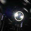 Hogworkz Hogworkz 7 White Halomaker LED Headlight Black Daymaker Auxiliary Harley Touring