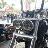 Hogworkz Hogworkz Chrome LED 4.65" Dual Daymaker Style Headlights Harley Dyna Fat Bob