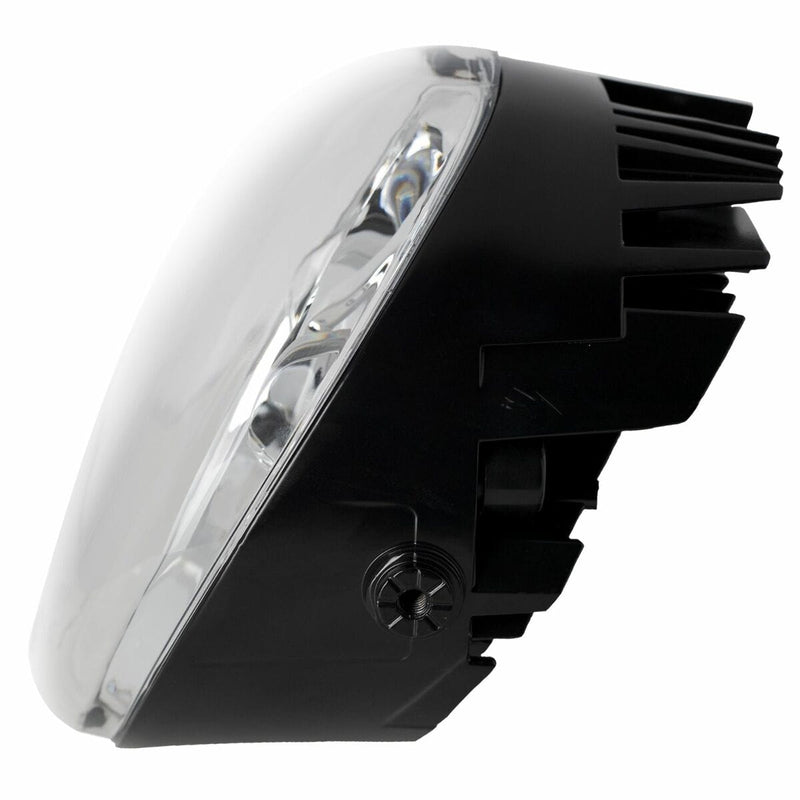 Hogworkz Chrome White Light LED Headlight Headlamp Light Harley V