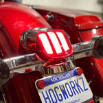 Hogworkz Hogworkz Ignitez LED Taillight No Plate Light Chrome Harley Big Twin XL 99-22