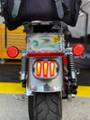 Hogworkz Hogworkz Ignitez LED Taillight w/ Plate Light Chrome Harley Big Twin XL 99-22