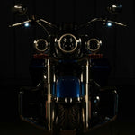Hogworkz Hogworkz LED Handlebar DRL Turn Signals Lights Chrome 60" Wire Harley Davidson