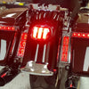 Hogworkz Hogworkz LED Saddlebag Filler Inserts Run Brake Lights Chrome Harley Touring 14+