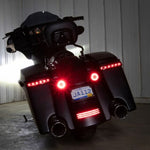Hogworkz Hogworkz LED Saddlebag Turn Signal Brake Running Light Chrome Harley Touring 14+