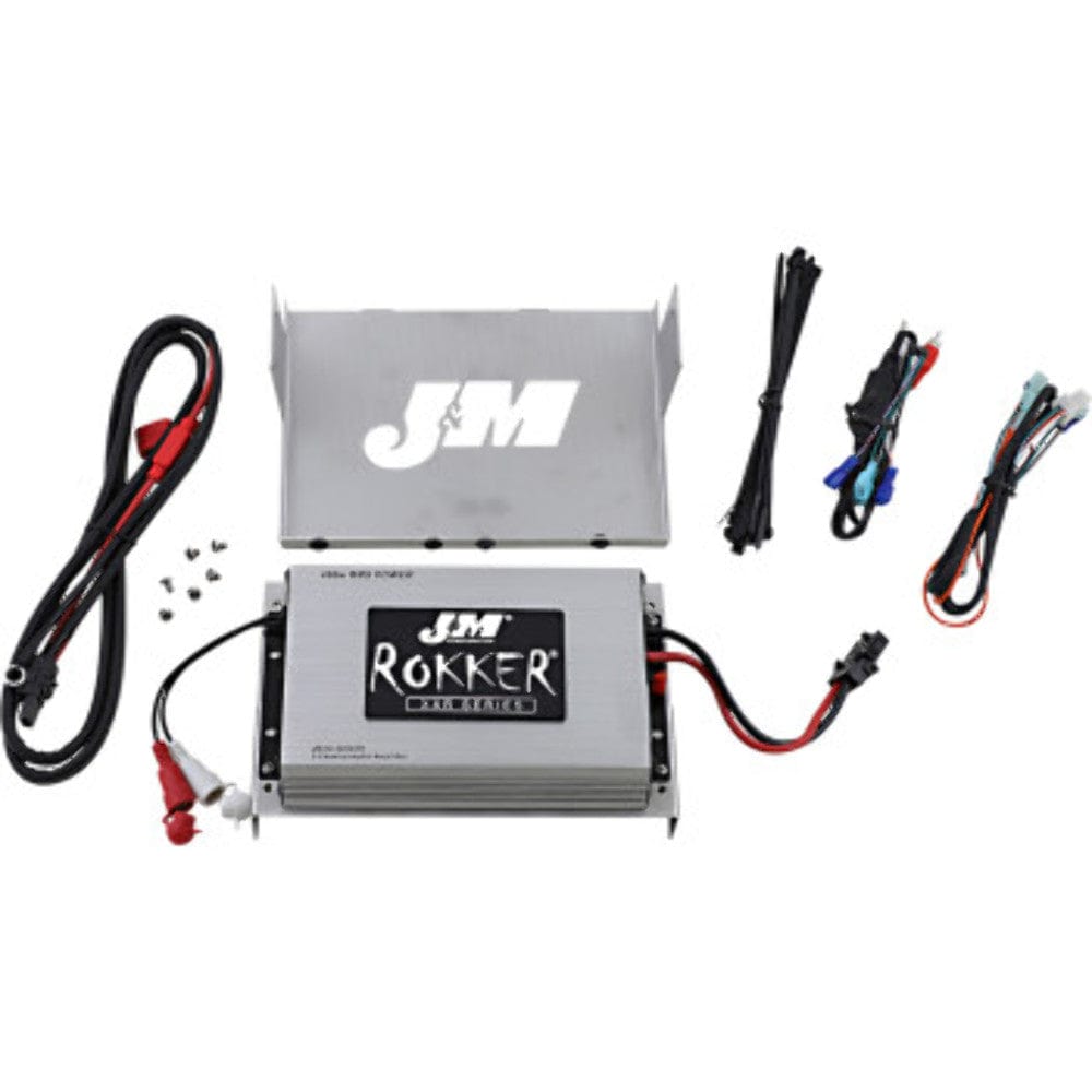 J&M Corp Audio Systems J&M Rokker XXR 400 Watt 2 Channel Amplifier Amp Harley Street Glide Ultra 06-13