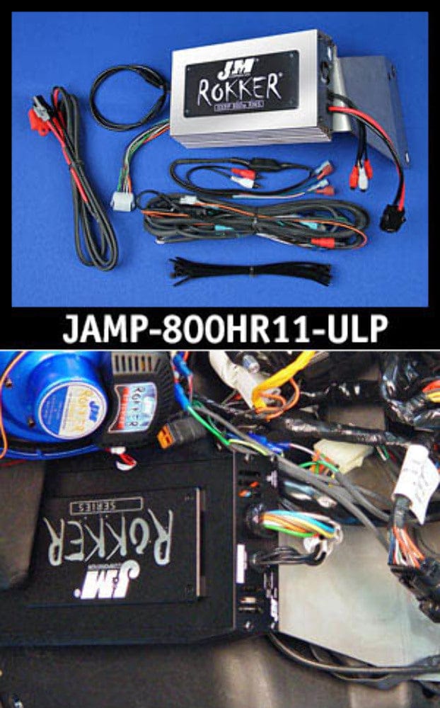 J&M Corp J&M Rokker XXRP 800w 4-Channel Programmable Amp Harley 2011-13 Road Glide Ultra